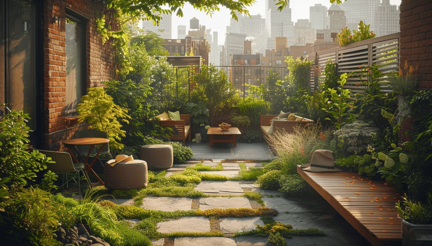 Optimisation de l'espace dans les petits jardins urbains